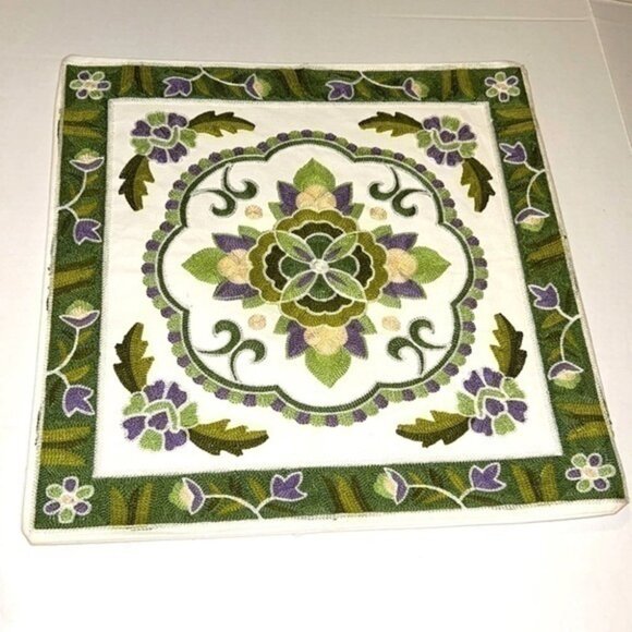 Other - 2PC Embroidery Cushion Pillow Covers, decorative pillow covers